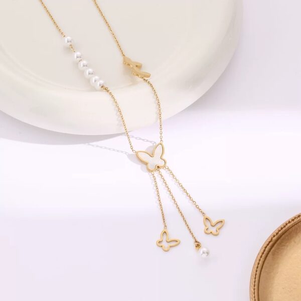 1038 Gold Plated Necklace - Image 3
