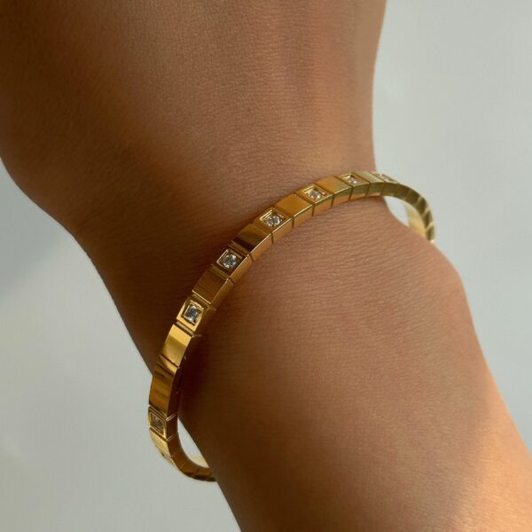 1134 Gold Plated Bangle - Image 4