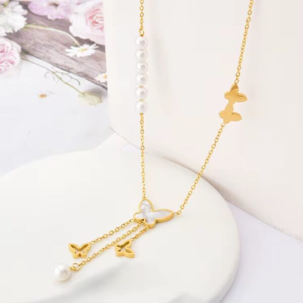 1038 Gold Plated Necklace - Image 7