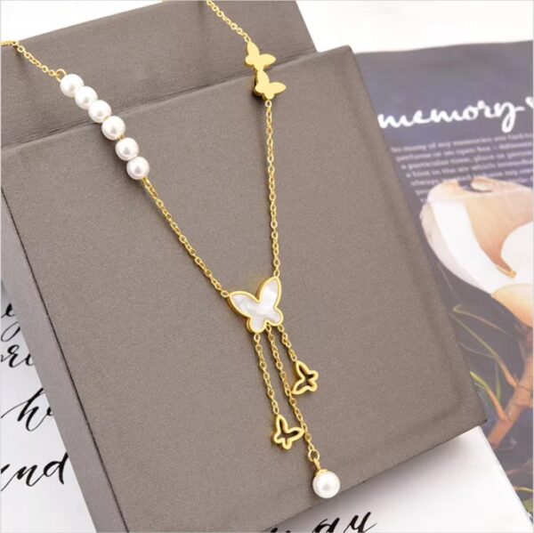 1038 Gold Plated Necklace - Image 2