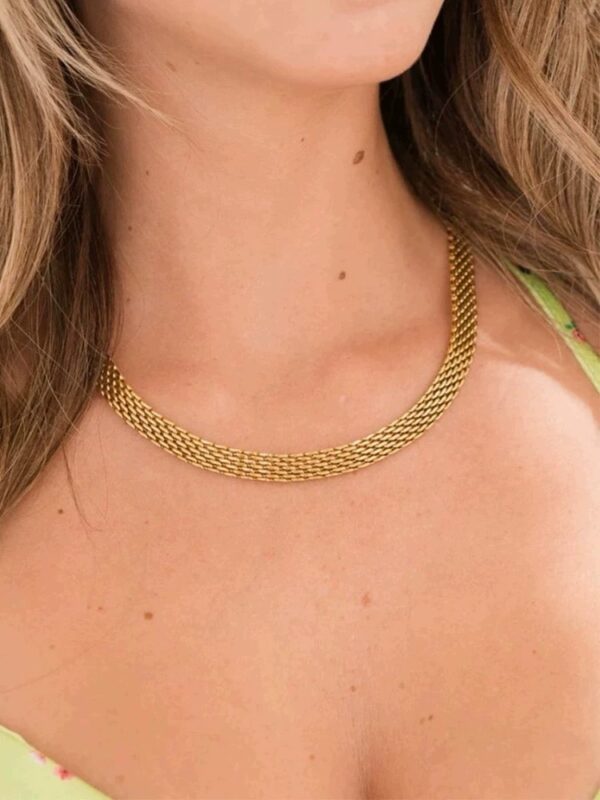 1098 Gold Plated Necklace - Image 5