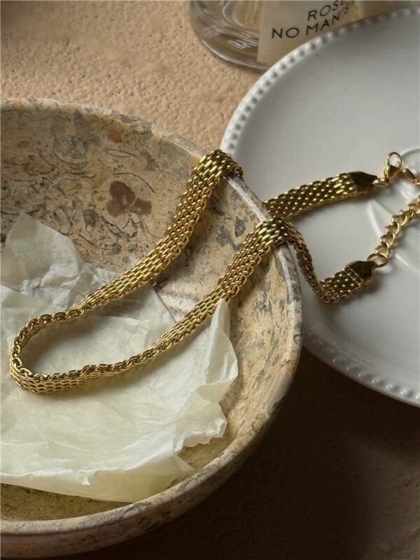 1098 Gold Plated Necklace - Image 3