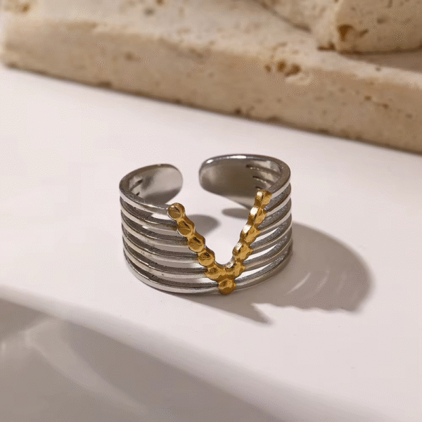 1008 Gold Plated Ring