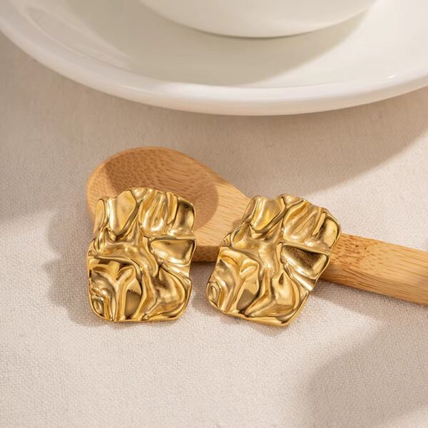 1281 Gold Plated Earrings - Image 2