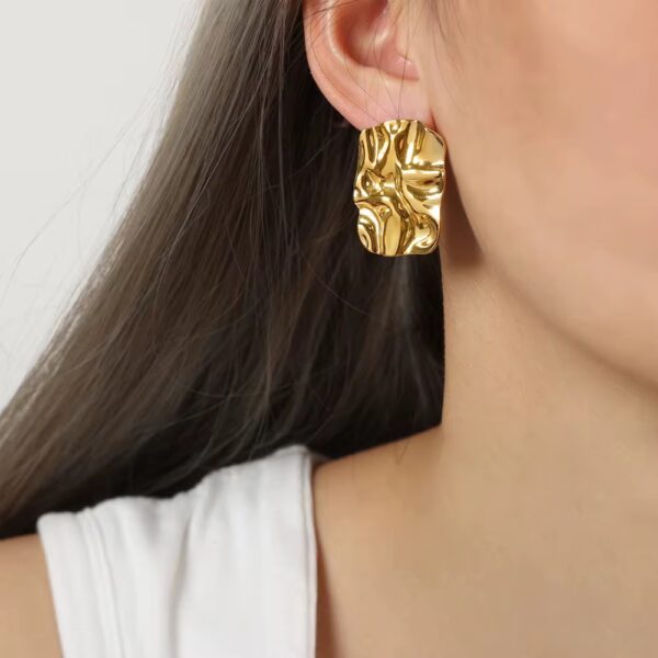 1281 Gold Plated Earrings - Image 5