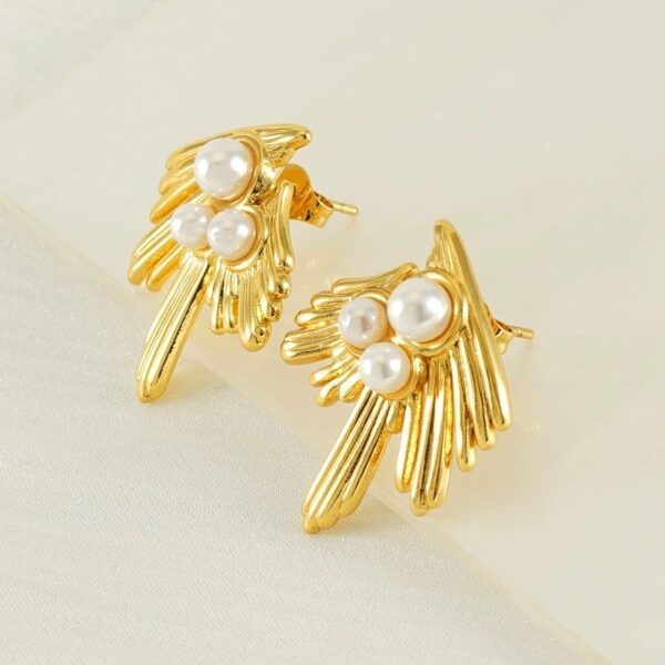 1142 Gold Plated Earrings - Image 4