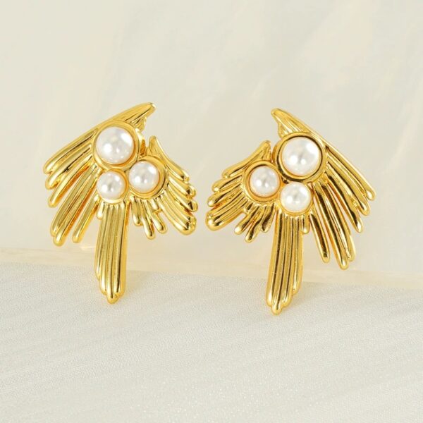 1142 Gold Plated Earrings - Image 6