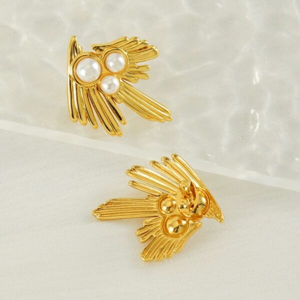 1142 Gold Plated Earrings - Image 9