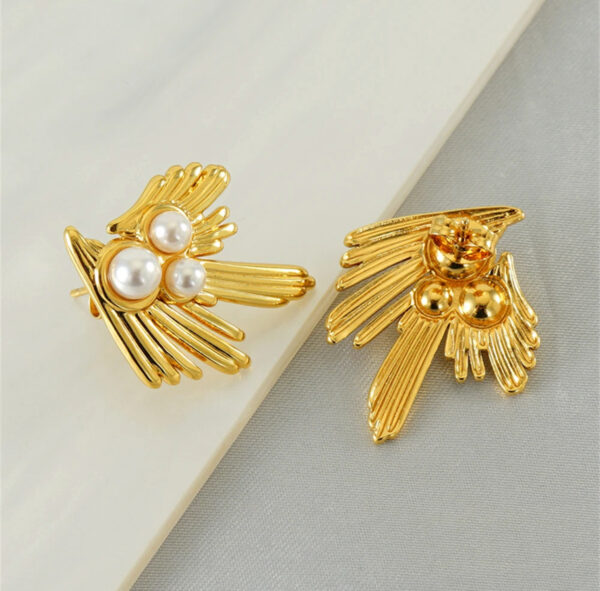 1142 Gold Plated Earrings - Image 5