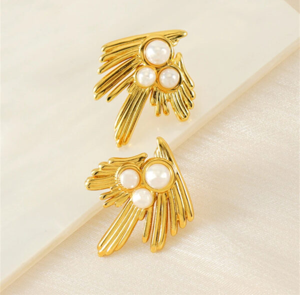 1142 Gold Plated Earrings - Image 3