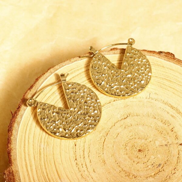 1144 Gold Plated Earrings - Image 2