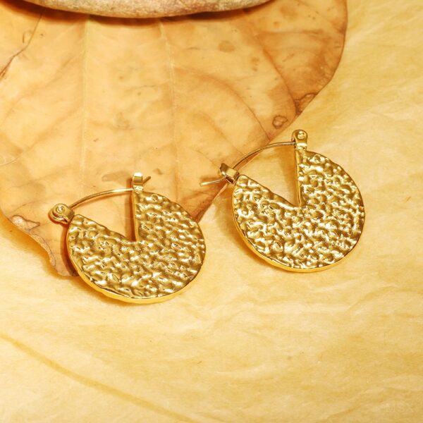 1144 Gold Plated Earrings - Image 4