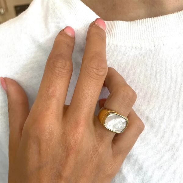 1205 Gold Plated Ring - Image 6