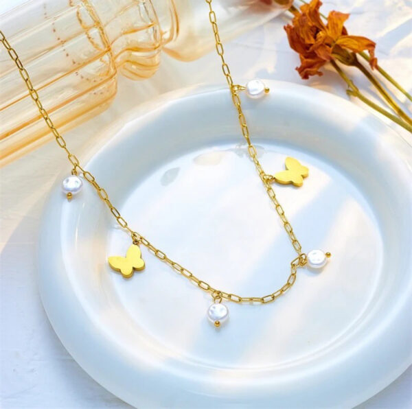 1148 Gold Plated Necklace - Image 4
