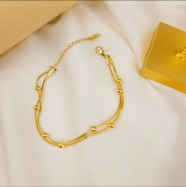 1149 Gold Plated Anklet - Image 2