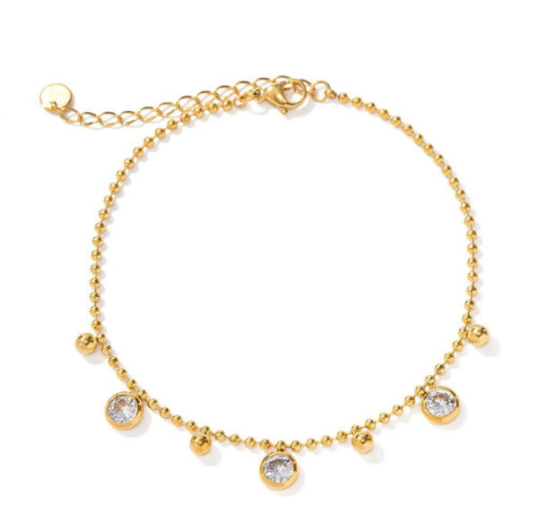 1154 Gold Plated Anklet - Image 3