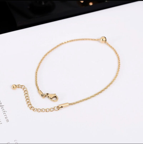 1164 Gold Plated Anklet - Image 5