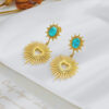 1163 Gold Plated Earrings