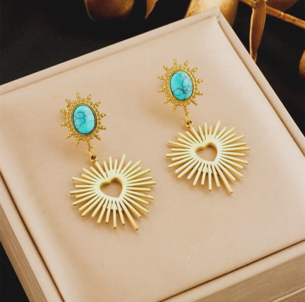 1163 Gold Plated Earrings