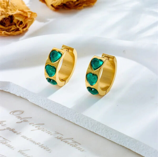 1159 Gold Plated Earrings - Image 2