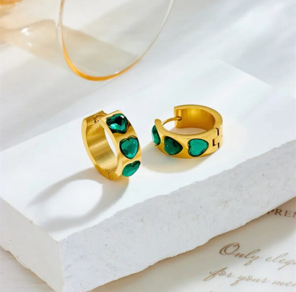 1159 Gold Plated Earrings - Image 3