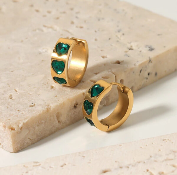 1159 Gold Plated Earrings - Image 4