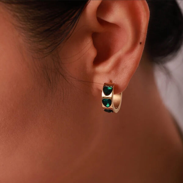 1159 Gold Plated Earrings - Image 6