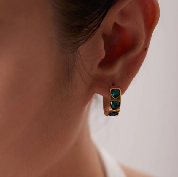1159 Gold Plated Earrings - Image 7