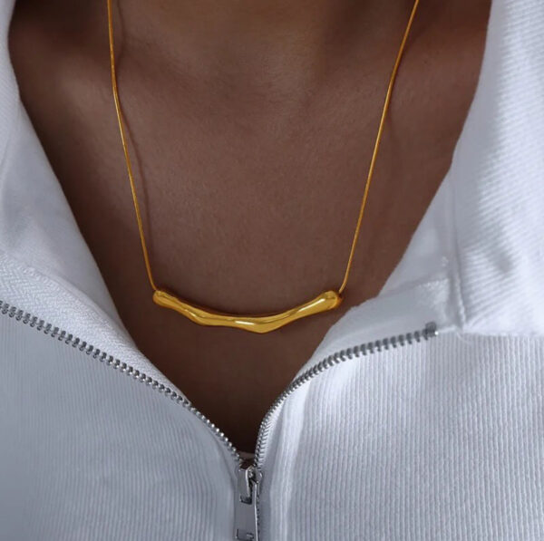 1158 Gold Plated Necklace - Image 2