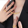 1158 Gold Plated Necklace