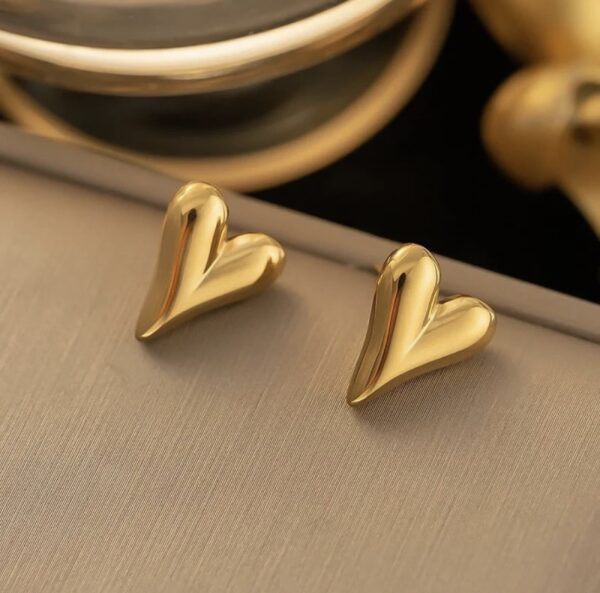 1169 Gold Plated Earrings - Image 2