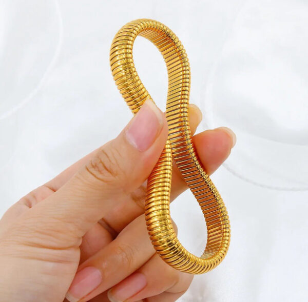 1177 Gold Plated Bangle - Image 2