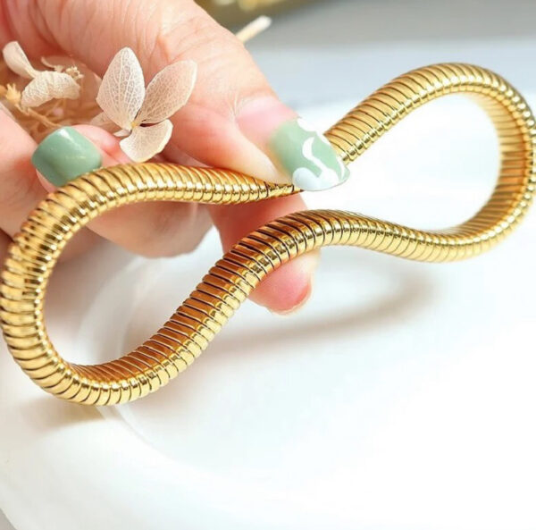 1177 Gold Plated Bangle - Image 3