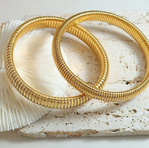 1177 Gold Plated Bangle - Image 4