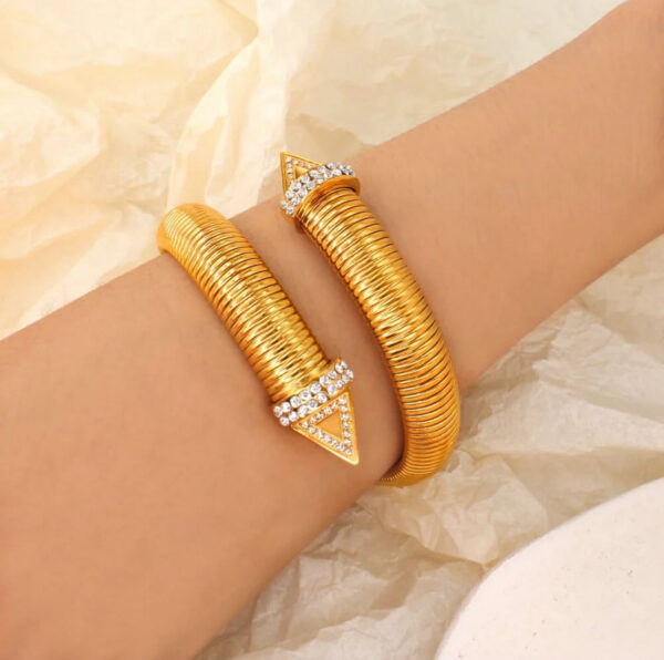 1176 Gold Plated Bangle - Image 3