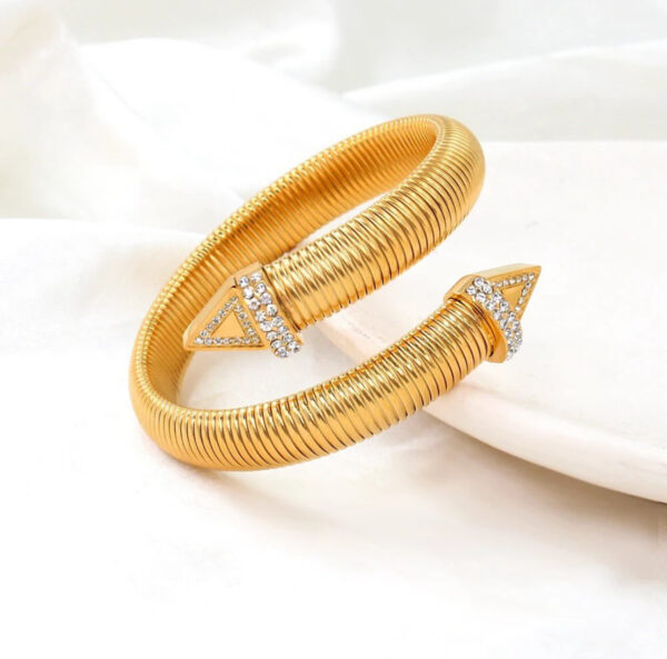 1176 Gold Plated Bangle - Image 4