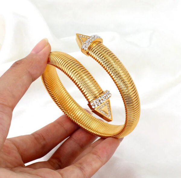 1176 Gold Plated Bangle - Image 5