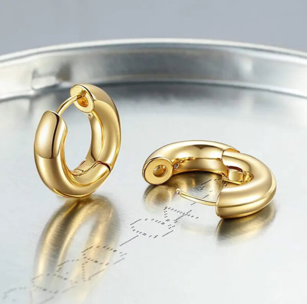 1175 Gold Plated Earrings - Image 4