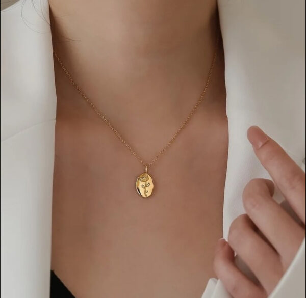 1187 Gold Plated Necklace - Image 2