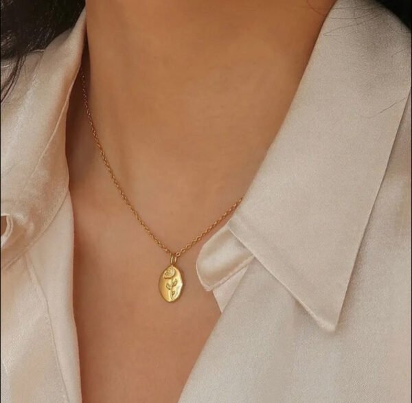 1187 Gold Plated Necklace - Image 8
