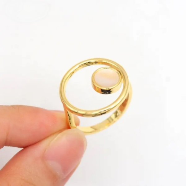 1204 Gold Plated Ring - Image 2