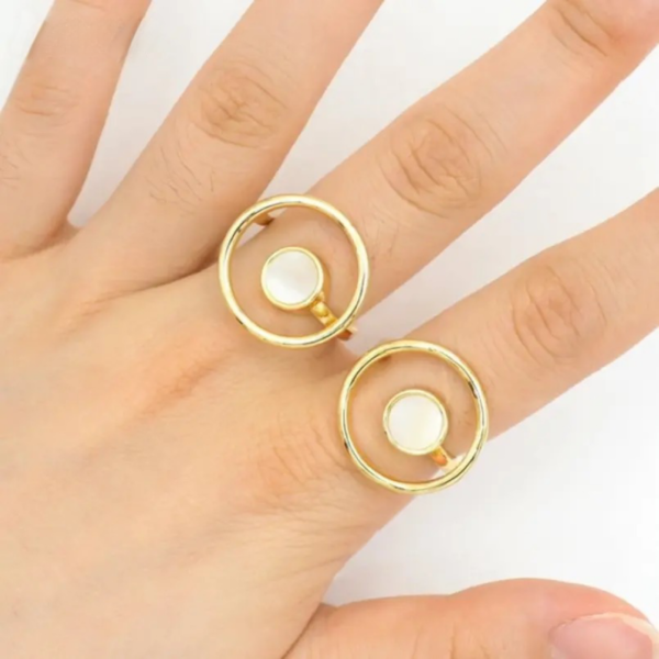 1204 Gold Plated Ring - Image 3