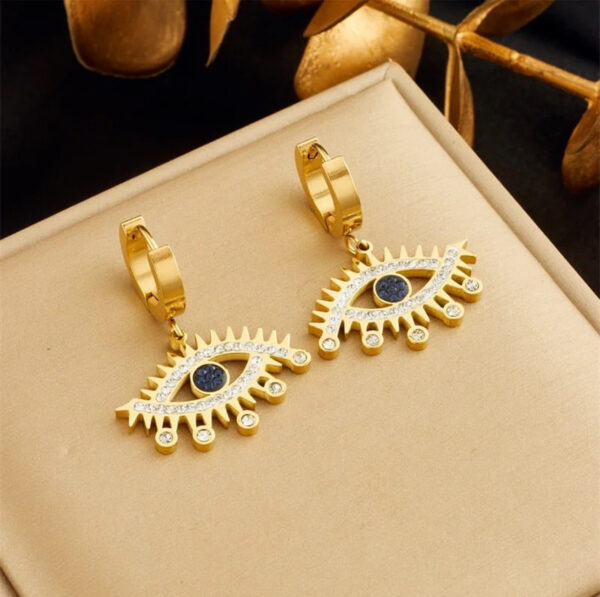 1234 Gold Plated Earrings