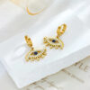1234 Gold Plated Earrings