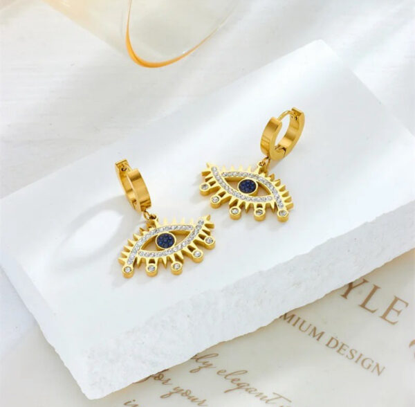 1234 Gold Plated Earrings - Image 2