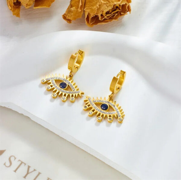 1234 Gold Plated Earrings - Image 3
