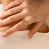 1223 Gold Plated Ring