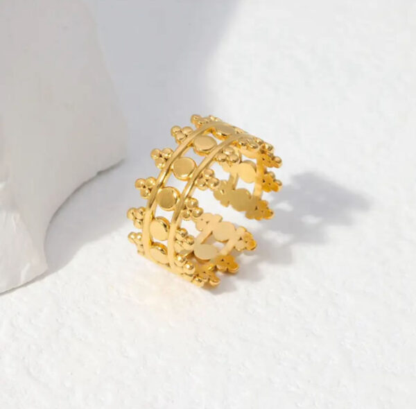1223 Gold Plated Ring - Image 8