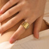 1224 Gold Plated Ring