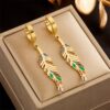 1236 Gold Plated Earrings